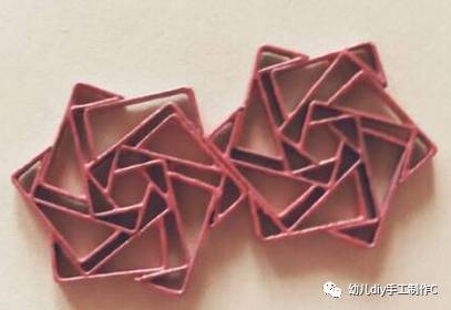 如何利用废订书针制作六芒星订书钉手工diy制作漂亮的六芒星