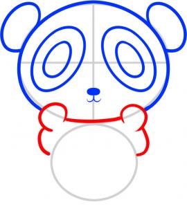 国宝熊猫简笔画
