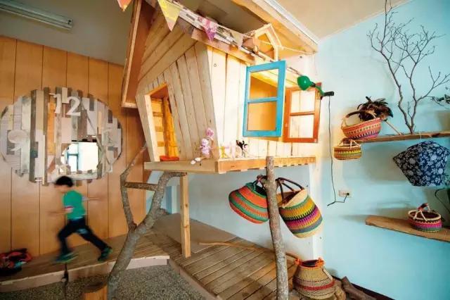 在家和孩子连手打造梦想树屋