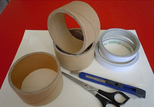 diy卷纸筒西瓜收纳盒