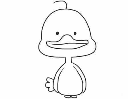 鸭子简笔画怎么画