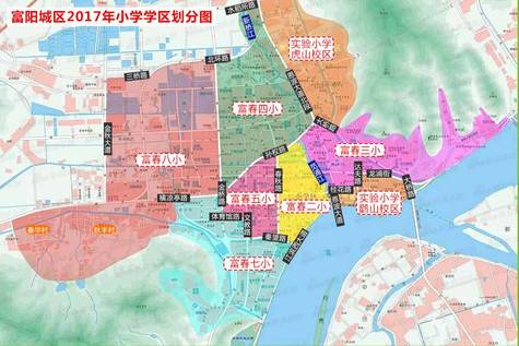 2019年杭州富阳学区房划分表