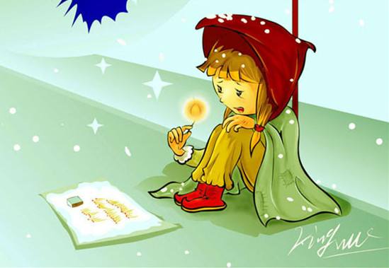 火柴姑娘的寓言故事