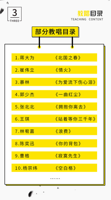 《快乐男声》评委教你唱歌，65首流行歌，0基础也能做麦霸！