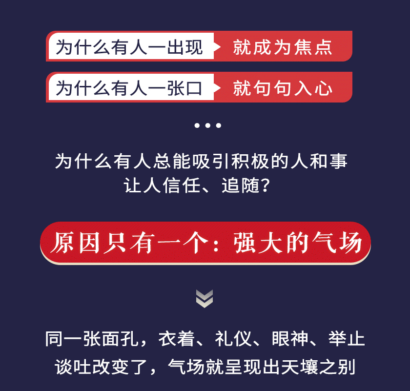 脱胎换骨的27堂气场修炼课，把控人生的主场